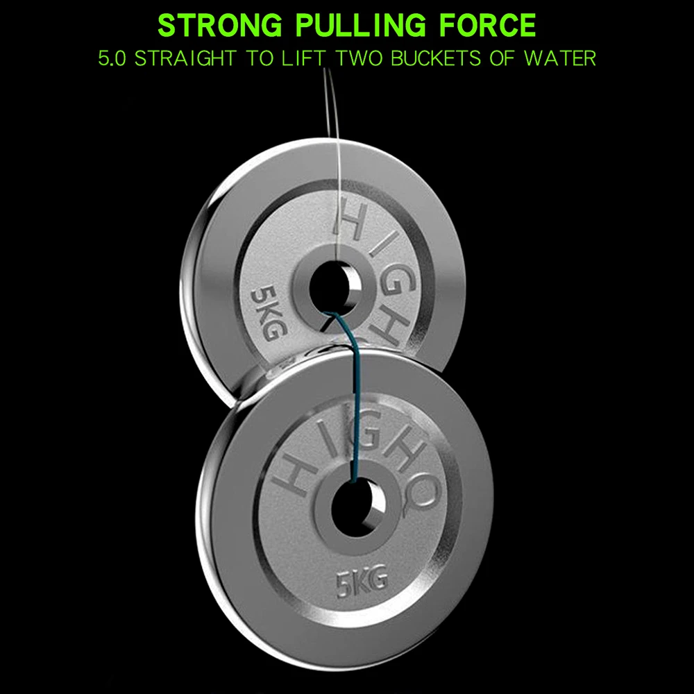 JOF-sedal de Pesca multicolor X4, Micro trenzado más suave, resistencia máxima de 300 KG-500 KG, cebo de Pesca de agua dulce de lubina, PE 4,8 m 36,8 m - imagen 4