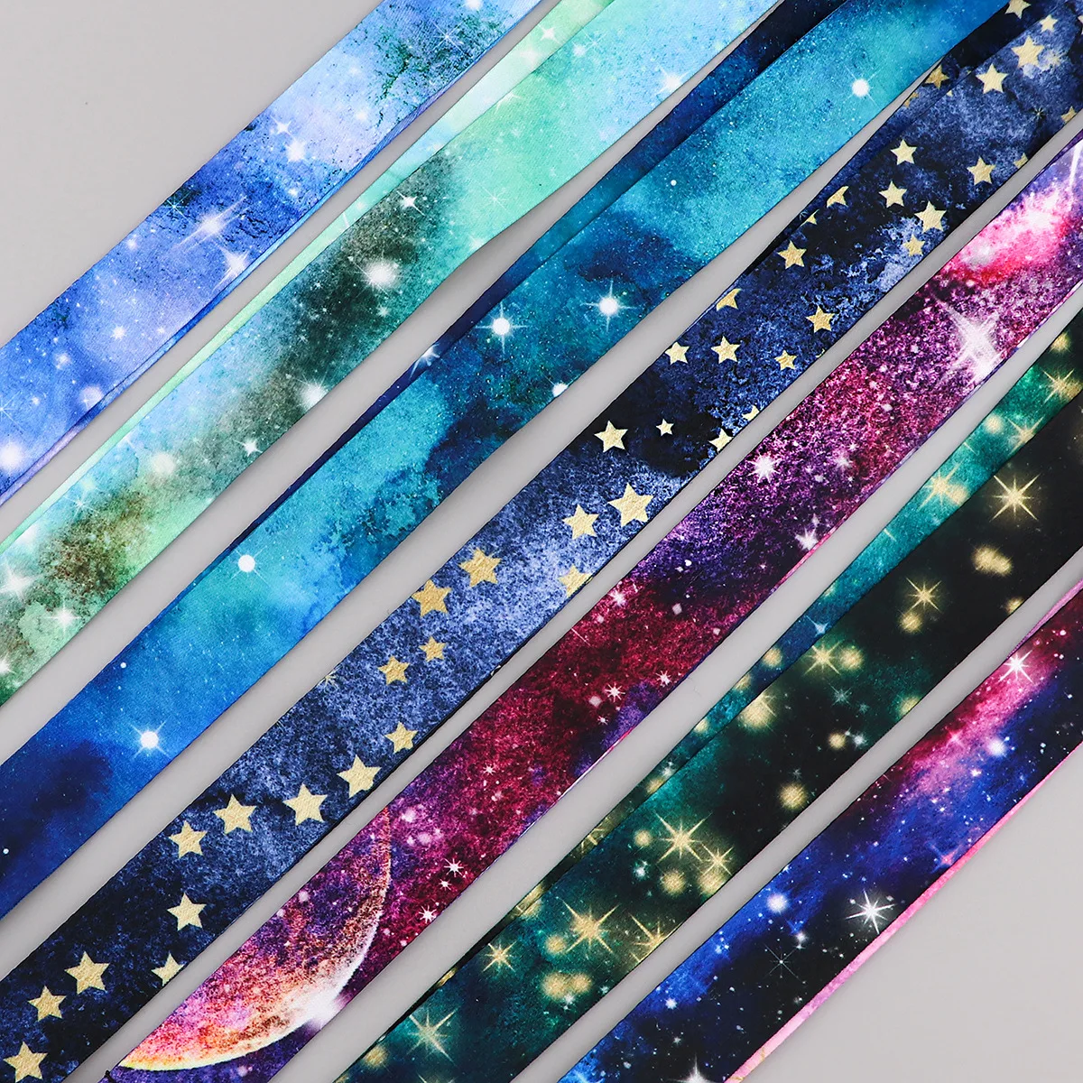 Cordón cruzado para teléfono móvil con cielo estrellado, accesorios colgantes para piscina, cuerda para el cuello, correa ajustable para teléfono móvil, colgante con cordones - imagen 5