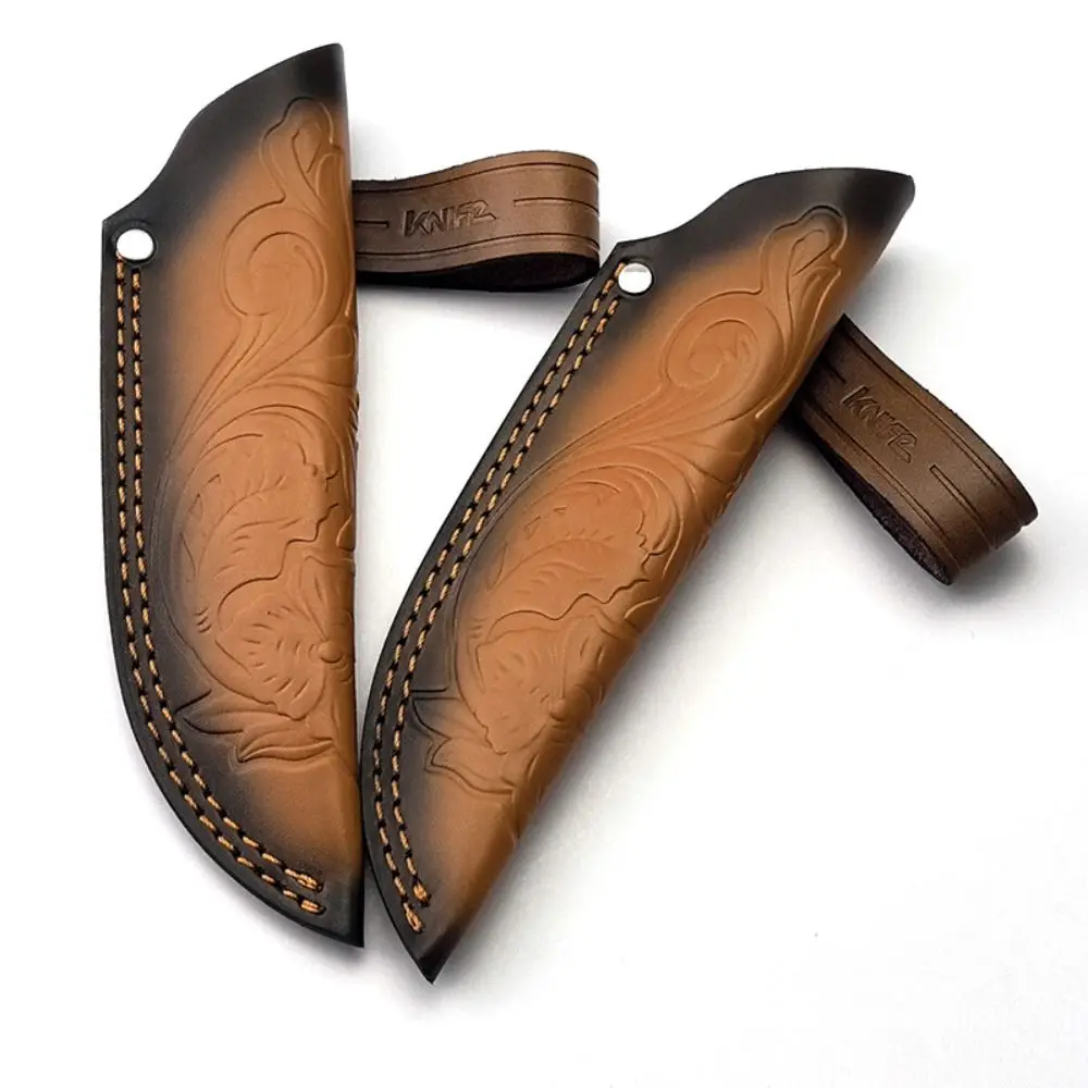 Funda de cuero para cuchillo de pesca multifuncional – Marrón 18 cm - imagen 2