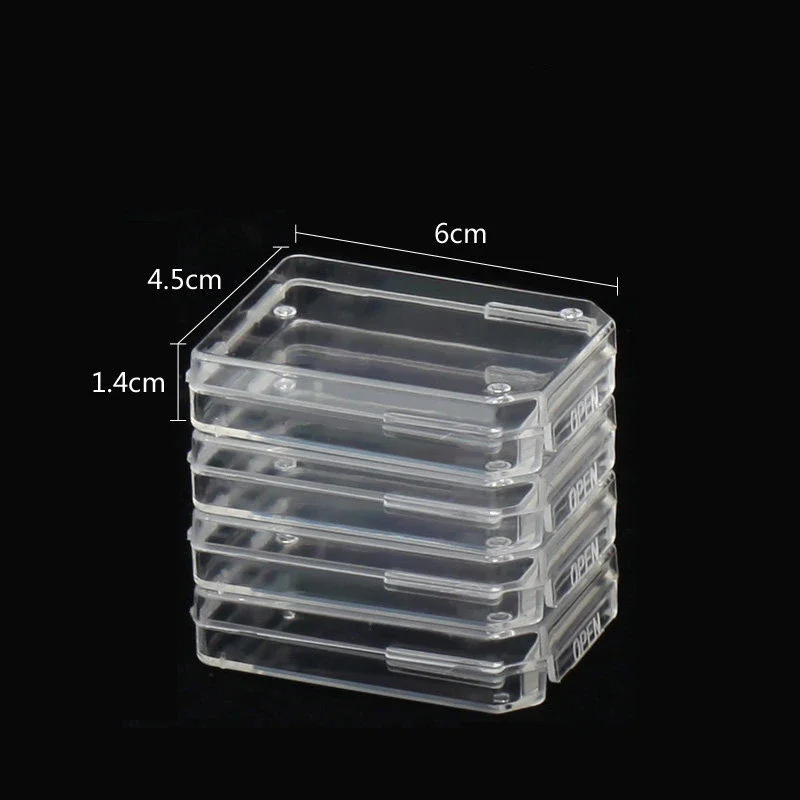 Mini caja de anzuelos de pesca apilada, caja de almacenamiento de cebo, aparejos de pesca voladores, herramienta de accesorios de pesca de carpa, 5 uds. - imagen 4