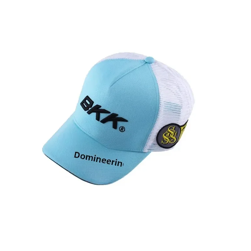 BKK gorra de béisbol bordada con protección solar sombrero de pico de pato para las cuatro estaciones para pesca en el mar señuelo pesca malla transpirable Sunguard - imagen 4