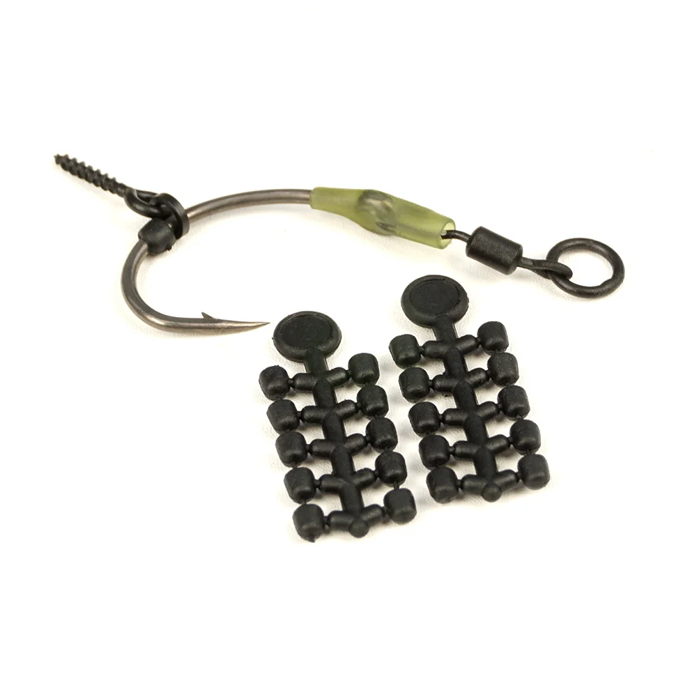 Hirisi-rolhas de anzuelo de pesca de carpa, aparejo de Terminal Ronnie, cuentas de tope para cebo de carpa, accesorios de pesca con tornillo Boilie emergente - imagen 4