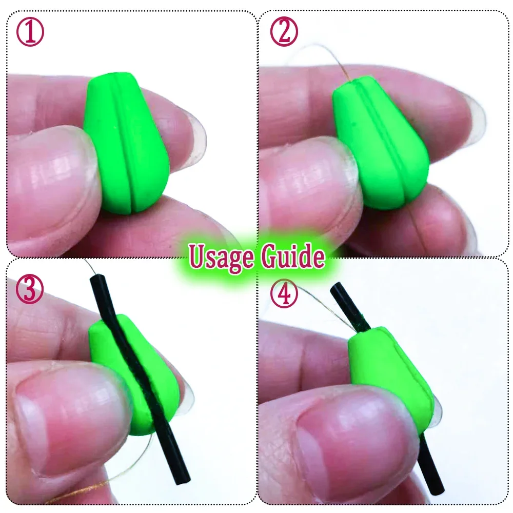 Wifreo-flotador de pesca de espuma EVA, boyas de pesca con mosca, aparejo Pompano, flotadores para trucha, bagre, Walleye, accesorios de aparejos de pesca - imagen 5