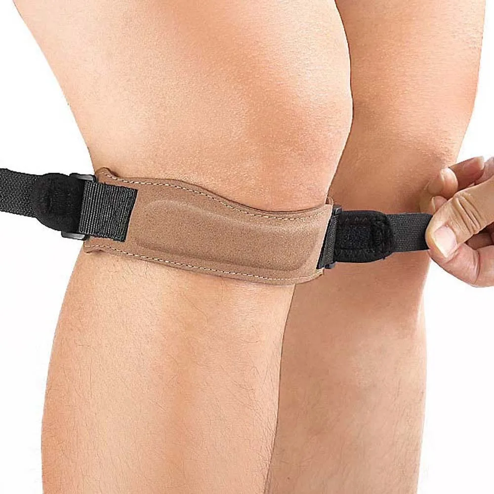 Rodillera con absorción de impacto, cinturón de rodilla para rótula, anillo de cuerda para articulación de rodilla, compresión de rótula, correa de rodilla para rótula, protección de presión - imagen 5
