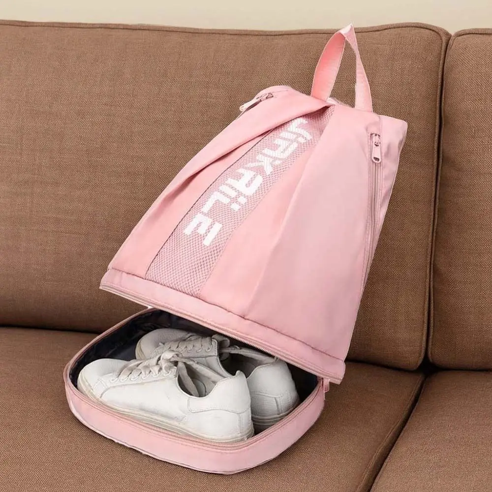 Mochila portátil para gimnasio con correas ajustables, bolsa de almacenamiento para Fitness de gran capacidad, mochila deportiva ligera de nailon de Color sólido para hombre - imagen 4