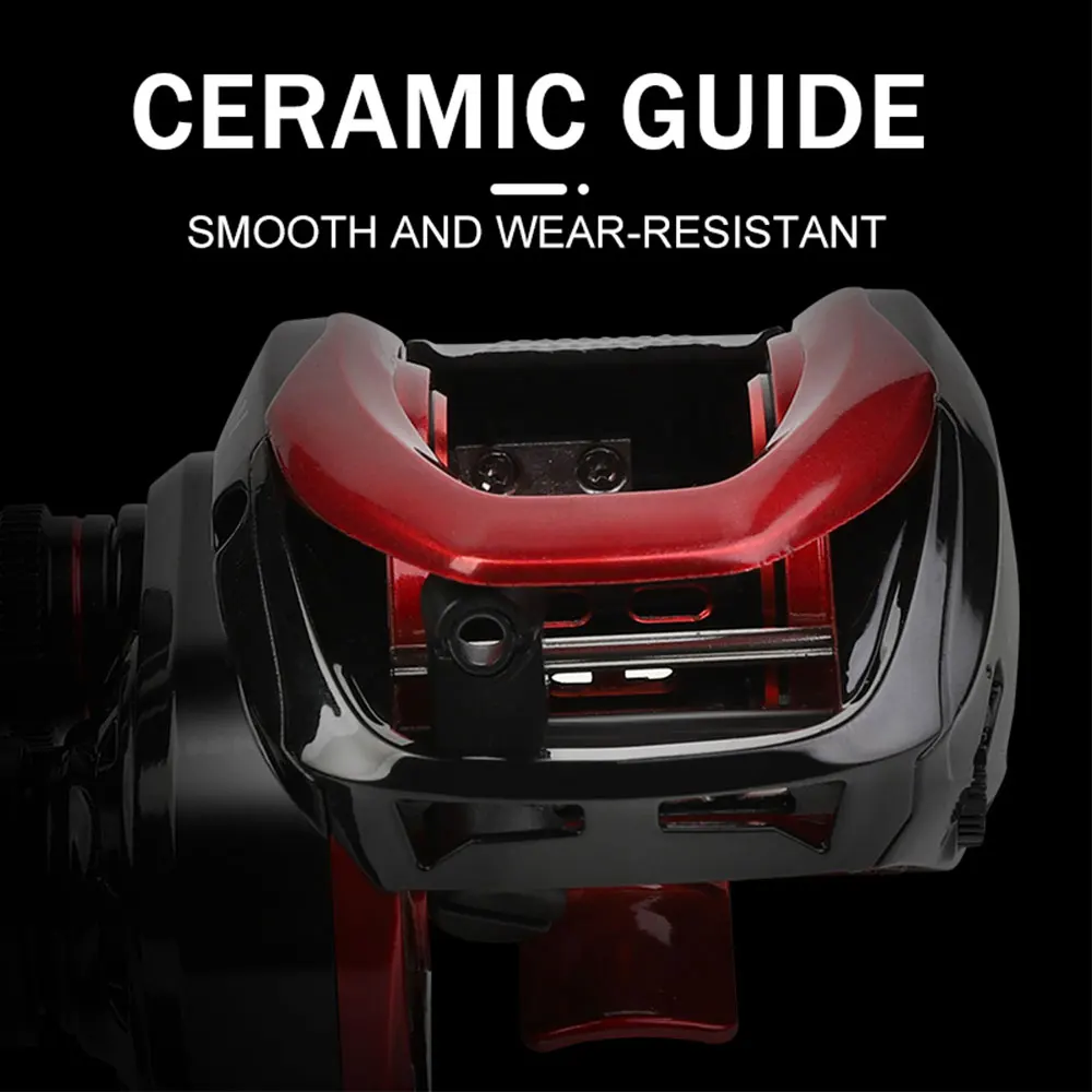 Carrete de pesca Baitcasting serie BILLINGS VULCAN, con sistema de frenado magnético, carrete de fundición de carpa ultraligero y rápido con relación de engranaje 7,2.1 - imagen 3