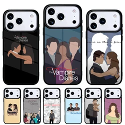 Funda iPhone Damon y Elena The Vampire Diaries – Carcasa trasera protectora