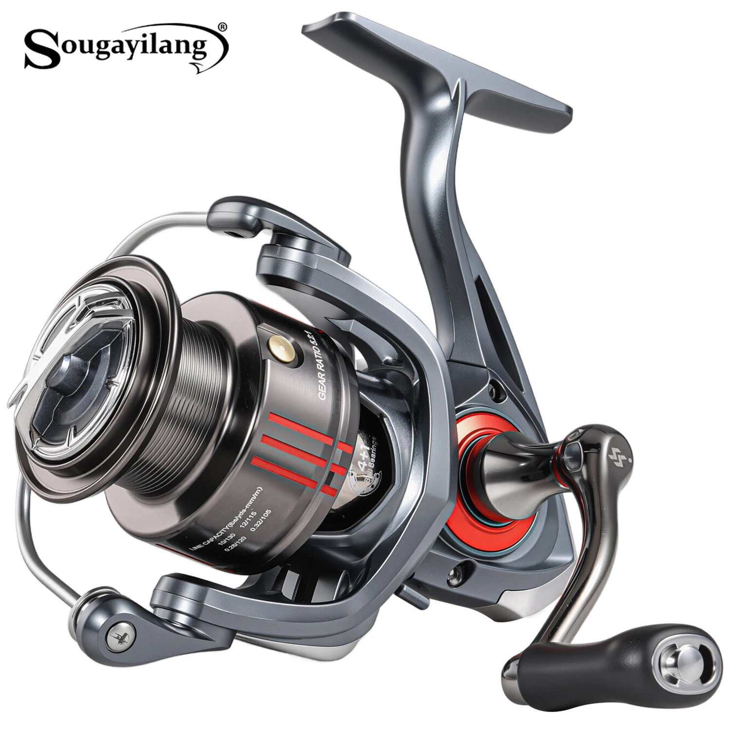 Carrete Spinning Sougayilang – Ligero para Agua Dulce y Salada