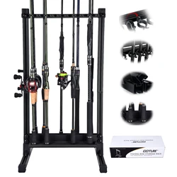 Goture Portacañas Giratorio – Aluminio Ajustable para Pesca Carpa