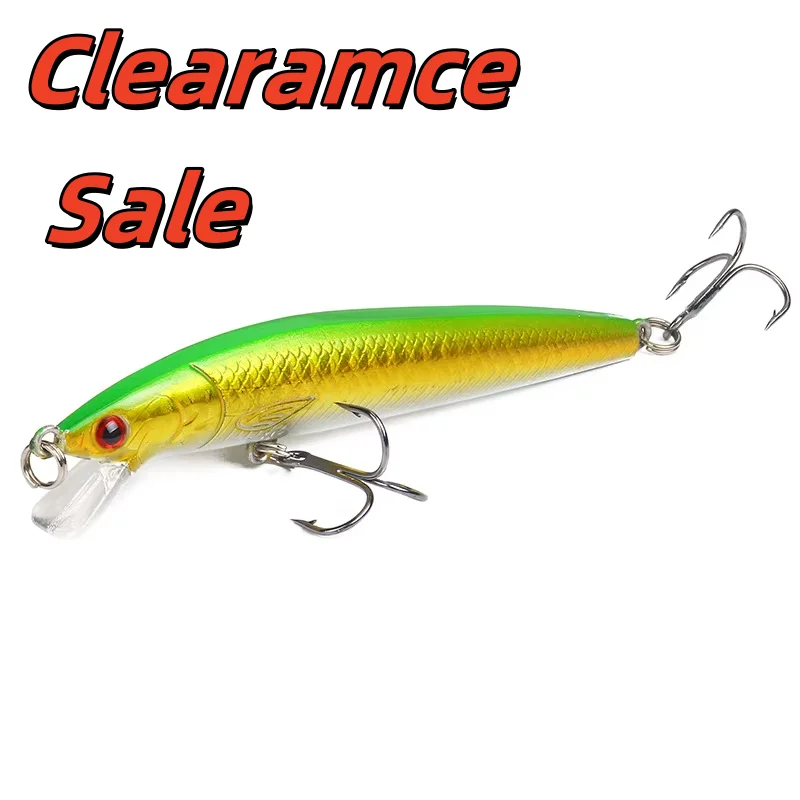 1 Uds señuelo de pesca Minnow 100mm 9g cebo Artificial profesional Minnow con ganchos aparejos vibración pesca señuelos duros