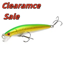 1 Uds señuelo de pesca Minnow 100mm 9g cebo Artificial profesional Minnow con ganchos aparejos vibración pesca señuelos duros