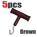 5pcs Brown