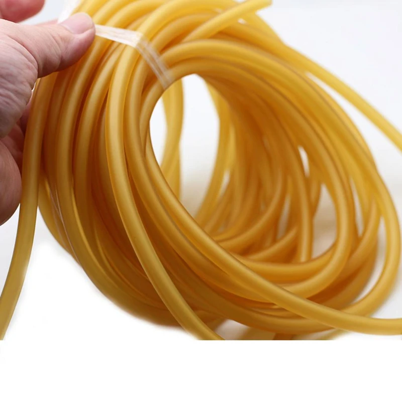 Banda de goma sólida de 10m, cuerda de tracción de 2mm de diámetro, protección de caña de pescar, línea elástica redonda sólida - imagen 5
