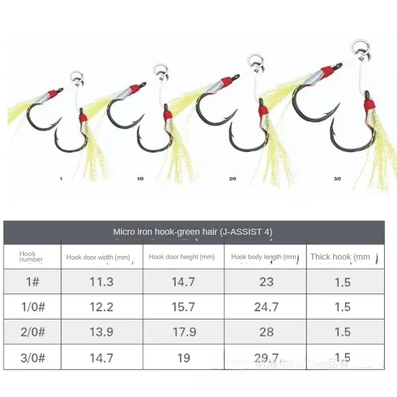 Mustad-placa de hierro de balanceo lento para pesca en el mar, doble gancho, línea de caballo fuerte, encuadernación luminosa de seda UV - imagen 2
