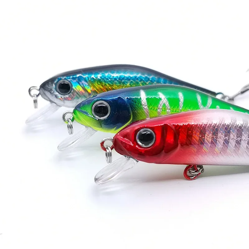 OUTKIT 1 Uds mini señuelo de pesca Minnow 55mm 4,8g Crankbait cebo duro Topwater Artificial Wobbler Bass Japón accesorios para moscas - imagen 5