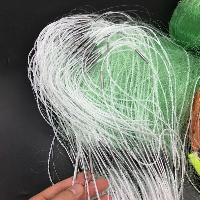 Red de pesca de alta calidad, trampa de Río de 3 capas con red flotante de nailon, longitud de 20M, 1,5 M - imagen 5