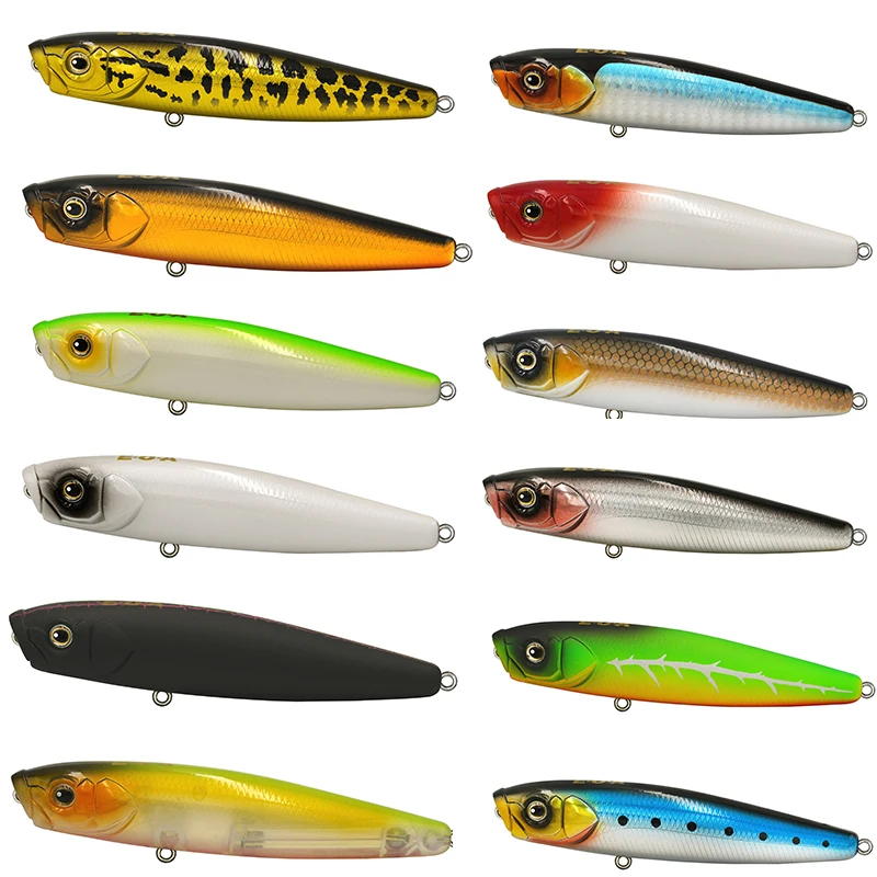 EOA-Nuevo lápiz Popper90 Gong Lei, 12 gramos, onda creciente, lápiz de plomo, lubina de mar, barro, carpa, cebo de carretera - imagen 5