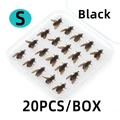 20pcs Black Size S