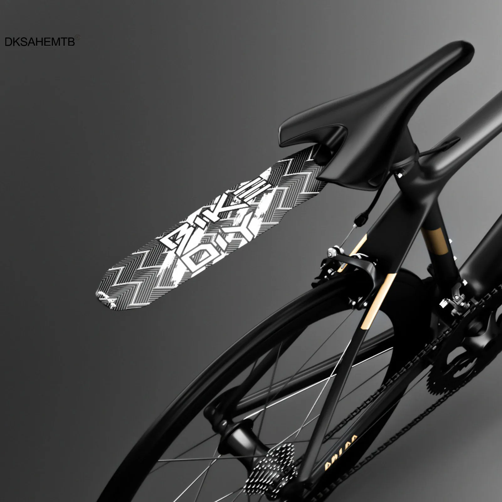 Guardabarros de bicicleta impermeable, guardabarros trasero debajo del sillín, accesorios para bicicleta de carretera y montaña - imagen 2