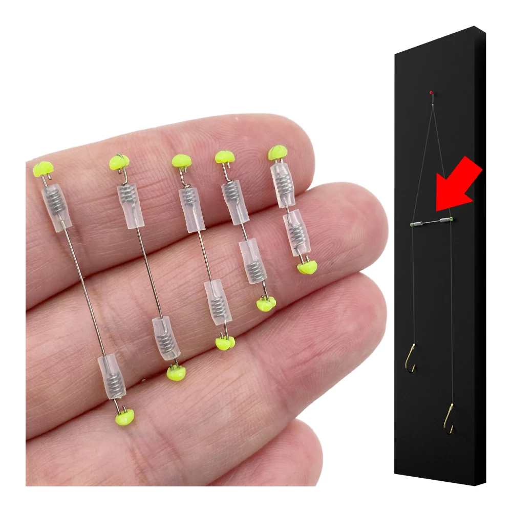 Dispositivo de bifurcación sublínea de 10 piezas de distancia fija, divisor de gancho de silicona, antibobinado - imagen 2