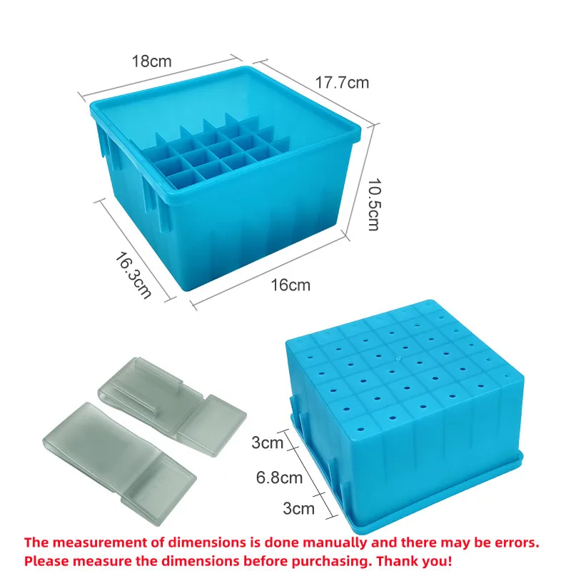 Caja de aparejos de pesca luminosos, organizador de almacenamiento, caja de herramientas de cebo duro, caja de accesorios, 36 rejillas, Egi Webfoot Octopus, nuevo - imagen 4