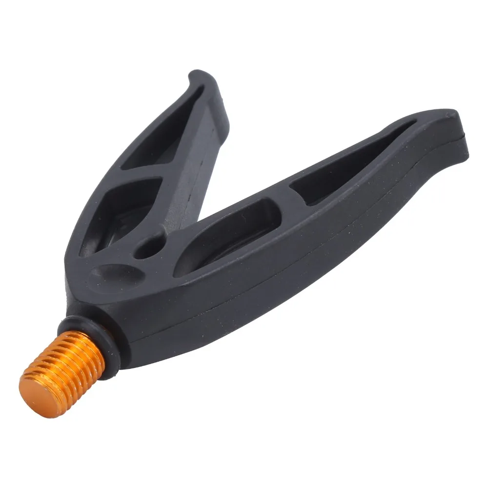 Soporte en V para caña de pescar – Rosca M3/8, 3,6 cm, negro - imagen 2