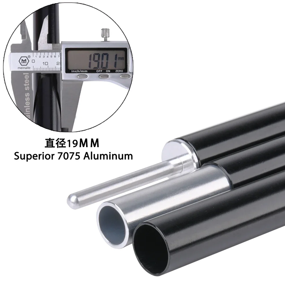 Goture, 2 uds., 6 secciones, palo para toldo de tienda, postes de tienda de aleación de aluminio, varillas de soporte, poste de tienda portátil plegable para acampar - imagen 5