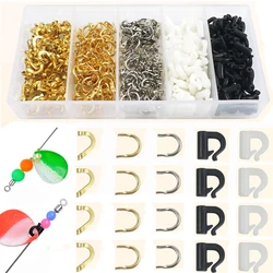 Kit terminales giratorios en U de acero inoxidable para pesca