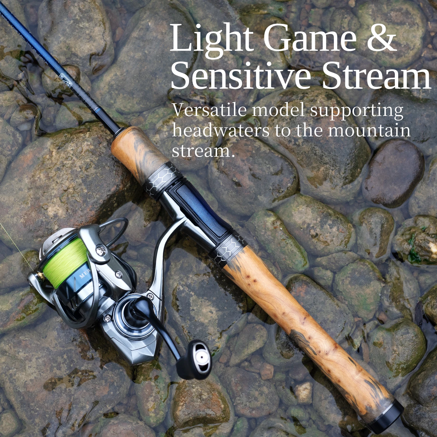 TSURINOYA SUBTILE juego de trucha caña de fundición giratoria guía FUJI 1,60 m 1,68 m 1,83 m UL Power RF caña de pescar de corriente sensible a la acción - imagen 3