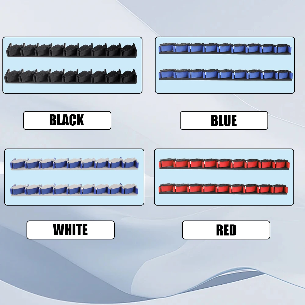 ROLLFISH-caña de pescar montada en la pared con 9 agujeros y estante para tacos de billar, estante Vertical y Horizonta, marco fijo para garaje y hogar - imagen 4