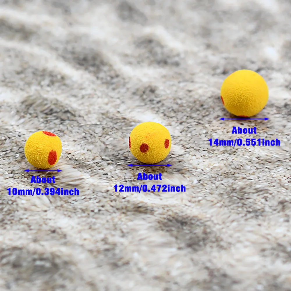 18 unids/caja flotador de pesca cuentas de bolas suaves flotador de bolas equipo flotador de peces accesorio de pesca al aire libre - imagen 3