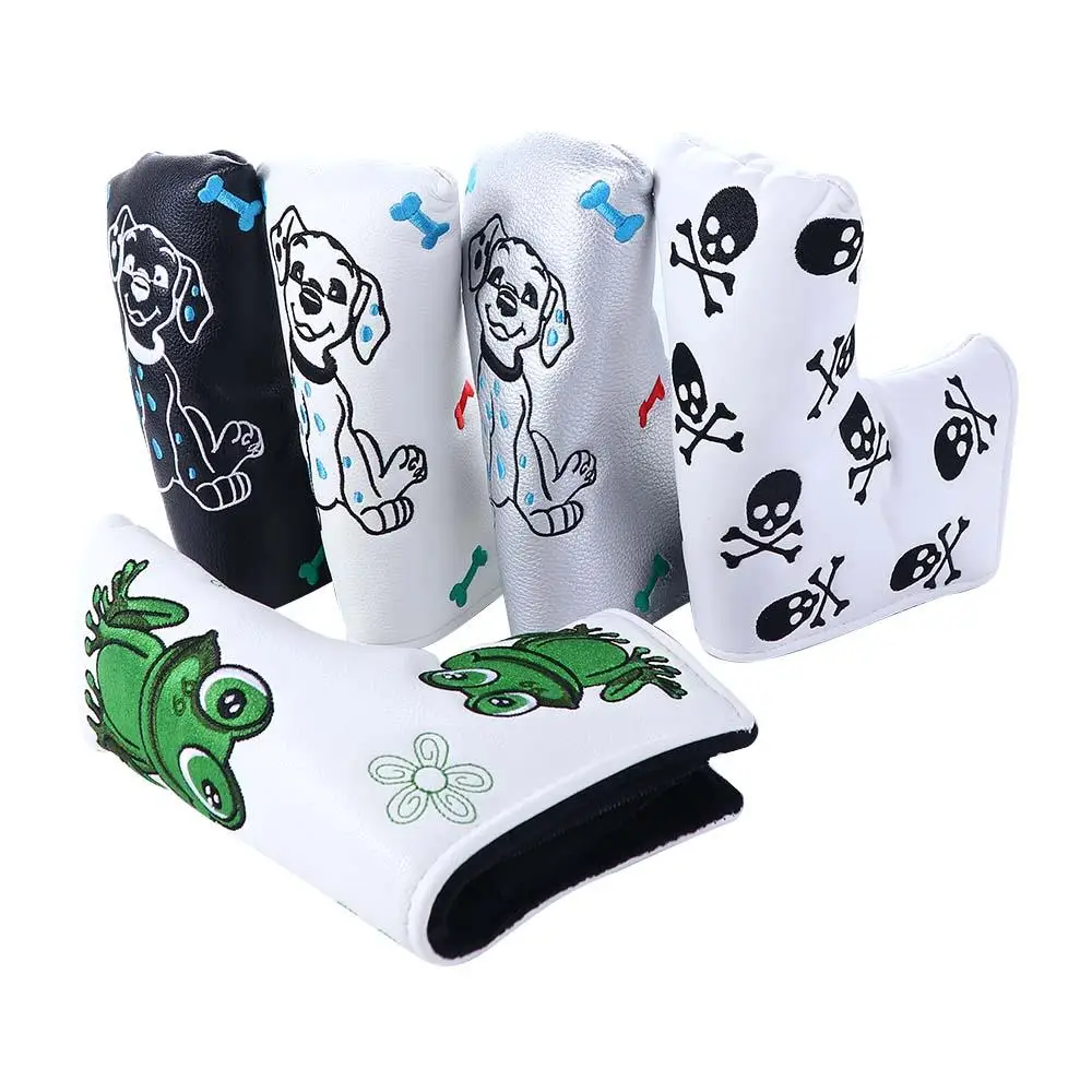 Cubierta para equipo de entrenamiento de Golf, cubiertas a prueba de polvo, Protector de Putter de hoja, cubierta para cabeza de Golf, cubierta para cabeza de palo de Golf - imagen 4