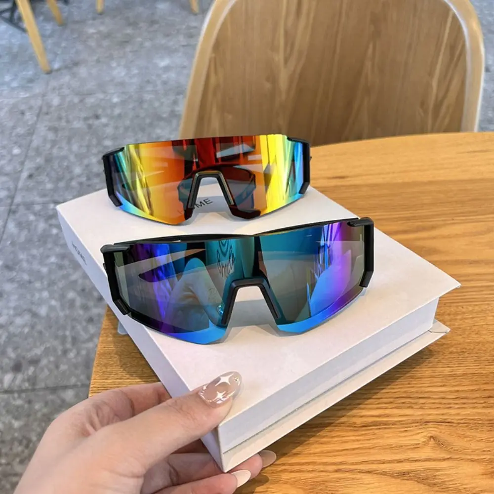 Gafas de sol de ciclismo a prueba de arena UV, lentes antiradiación transparentes, gafas para deportes al aire libre, Protector de ojos, gafas a prueba de viento de gran tamaño - imagen 4