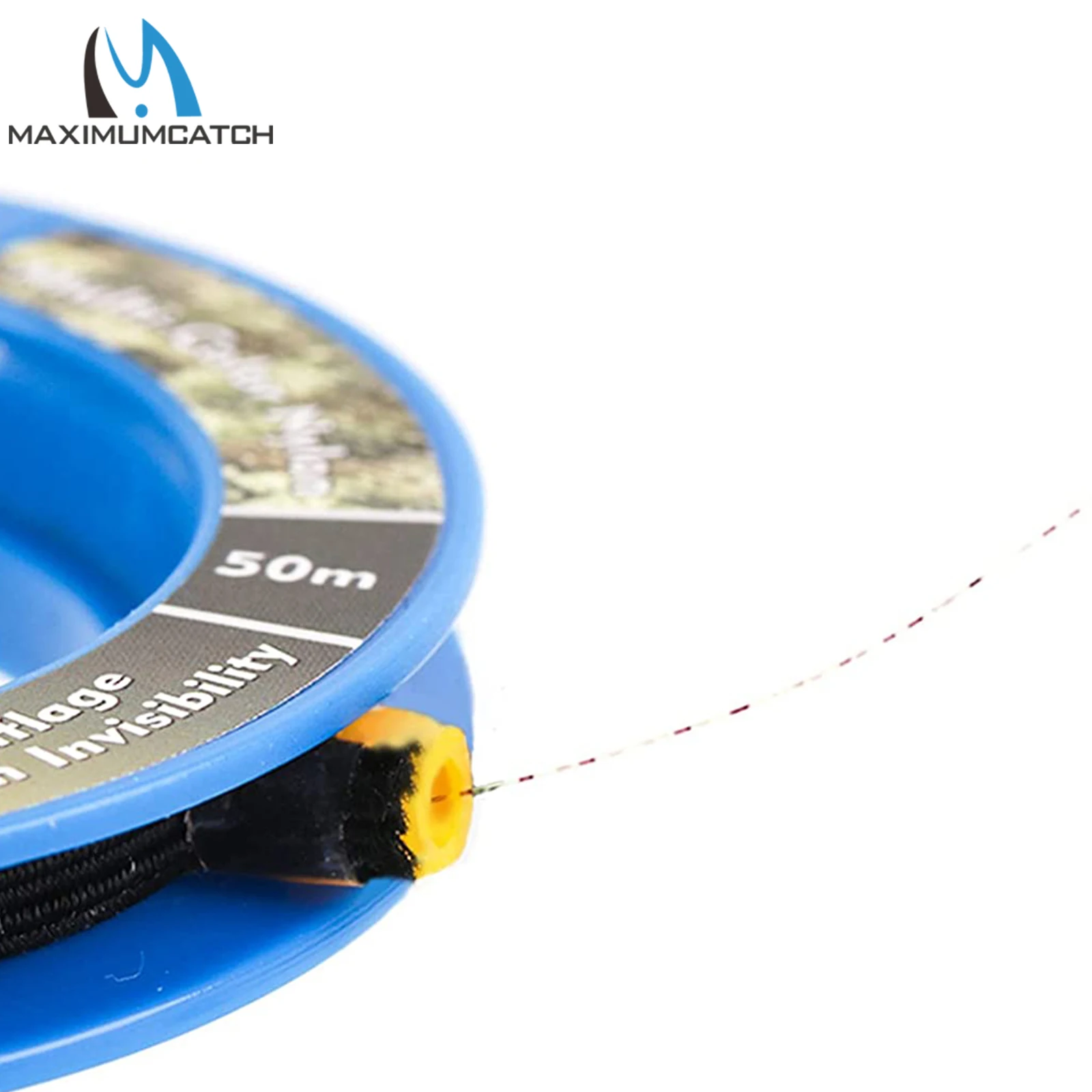 Maximumcatch-línea de pesca con mosca Tippet 100% de fluorocarbono, 50m/55Yds 1X-6X, líder con soporte y Tender - imagen 5