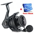 reel and blue mask