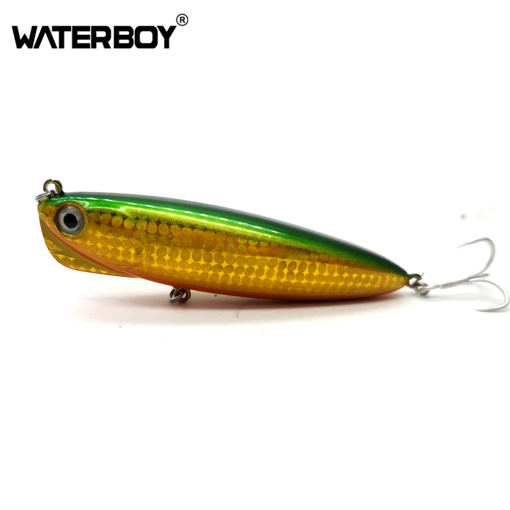 WATERBOY-señuelo de pesca de lápiz, cebo de hundimiento lento de fundición Ultra larga, producto de equipo de pescado con gancho de mostaza, 18G/90mm - imagen 5