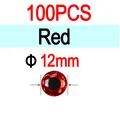 12mm Red 100pcs