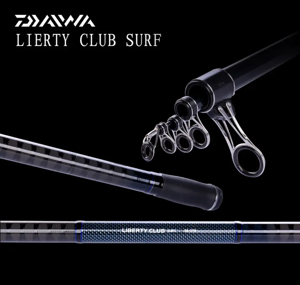 DAIWA-caña de pescar Liberty Club SURF telescópica, caña de fundición, 2,7-4,5 M, Base de anillos FUJI - imagen 4