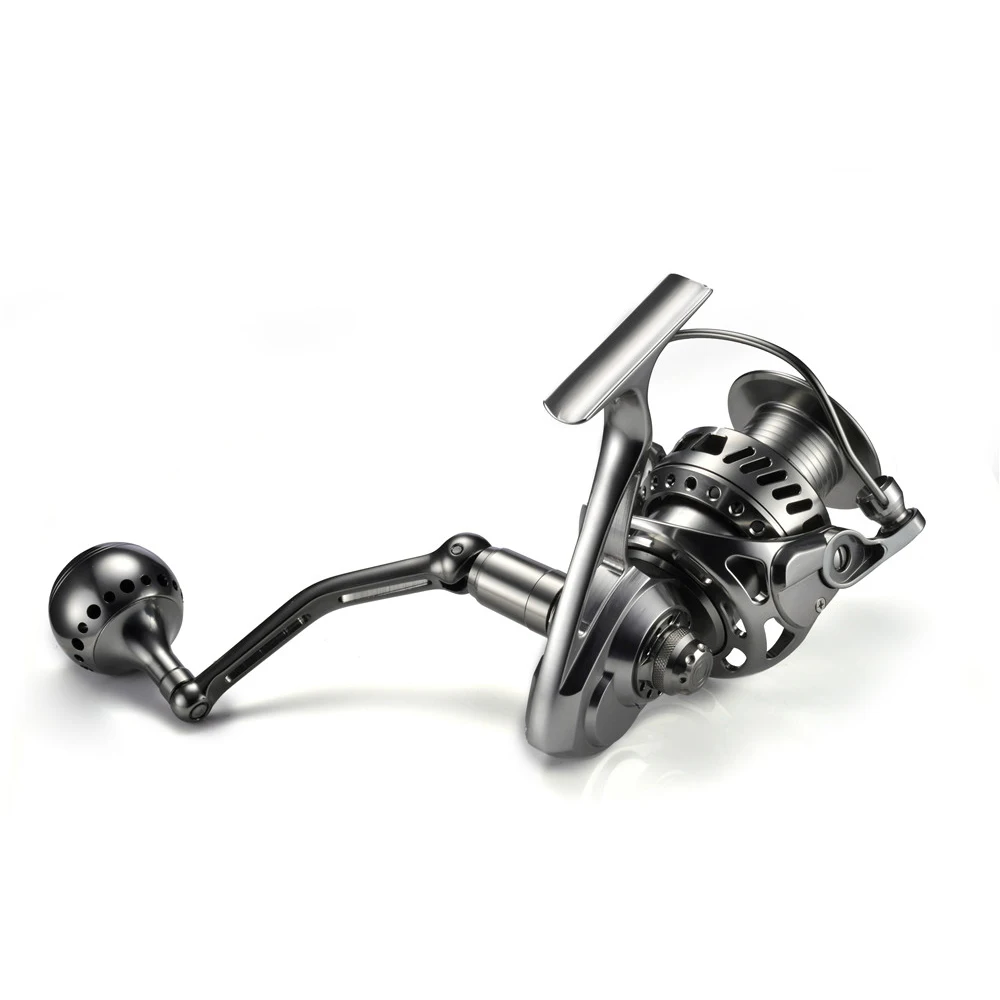 Carrete Jigging Marino Lagarto – Eje inoxidable y rodamientos