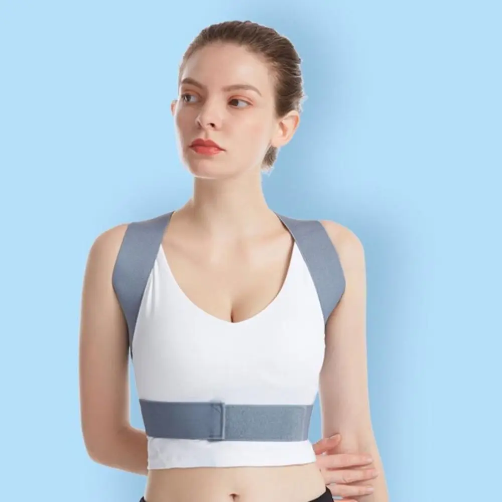 Cinturón Corrector de postura ajustable, soporte de columna vertebral para clavícula, cinturón Corrector de hombro Invisible, soporte transpirable para espalda y cuello - imagen 5