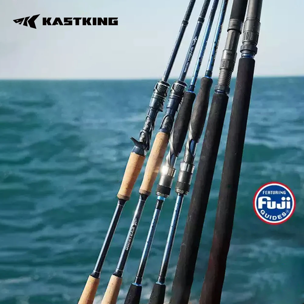 KastKing Sharky Ultra Carbon – Caña spinning con guías FUJI