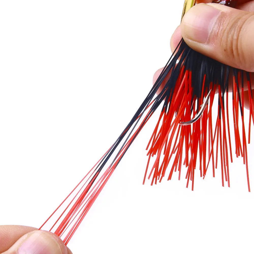 1pcs 22g12.5cm/26g13cm Spinnerbait Rubber Metalen Jig Hoofd met Siliconen Rok Spinning Zoutwater Karpervissen Pesca - imagen 5