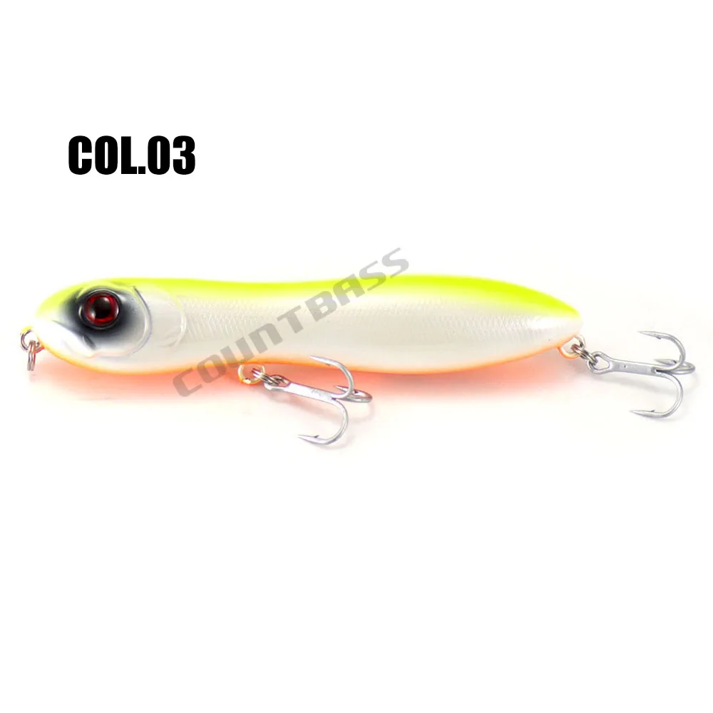 Countbass-cebos duros Topwater, 100mm, 3-15/16 ", 15,6g, 35/64 oz, señuelo de pescador, caminar al perro para pescar, enchufe Popper - imagen 4