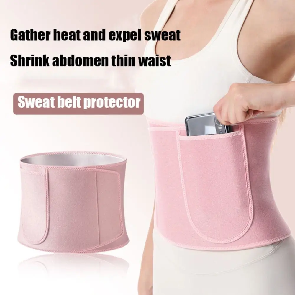 Con bolsillo Fitness cinturón con forma caliente adelgazante elástico quemagrasas Shapewear soporte de cintura sudoración violenta cinturón recortador de cintura - imagen 2