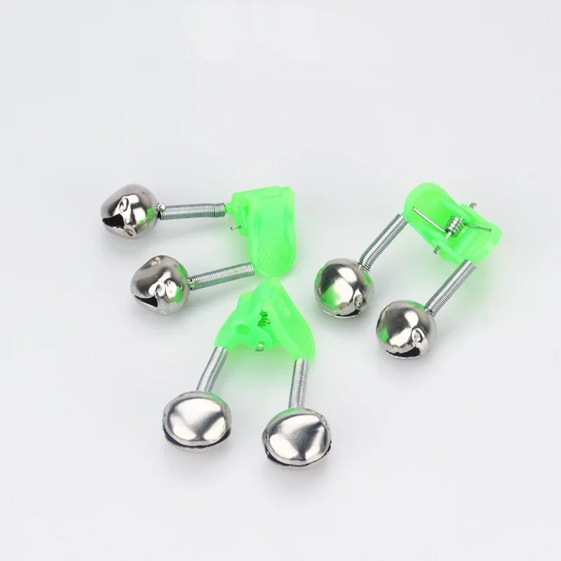 Juego de 5/10 Uds. De campanas luminosas para morder pescado, alarma de gancho, alarma de doble anillo adecuada para pesca nocturna, equipo de pesca especial - imagen 4