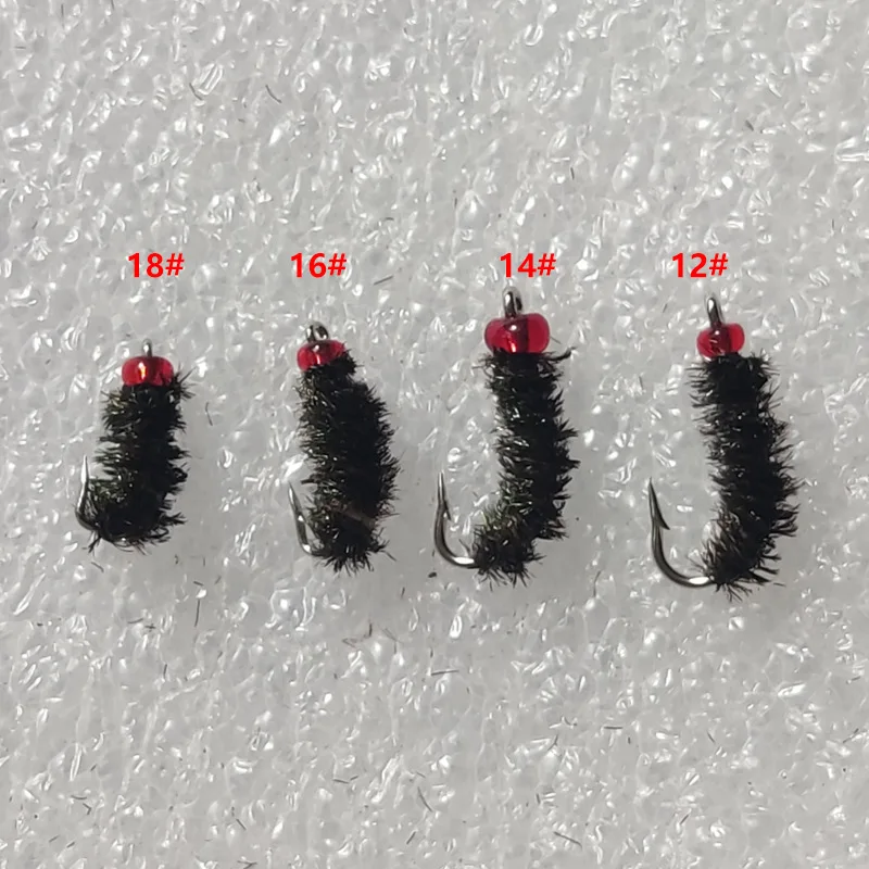 500 Uds. Señuelo de Pesca con mosca insecto moscas secas anzuelos de cebo de Pesca Artificial carpa señuelo de peces accesorios de superficie de agua aparejos de Pesca - imagen 3