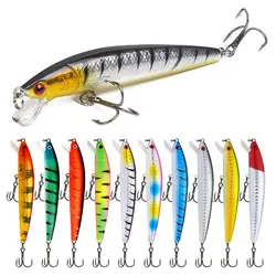 Señuelo Minnow flotante con ojos 3D para pesca de carpa