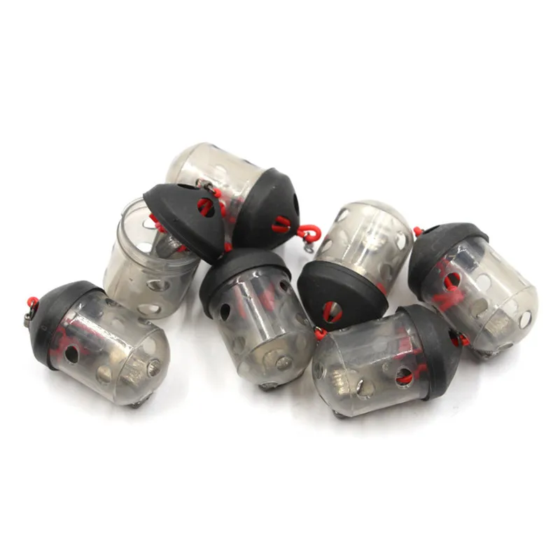 Aparejos de pesca de 1 piezas y 29g, jaula alimentadora, señuelos redondos, aparejo de recarga, anzuelo, cebo, funda envolvente en línea para carpa, accesorios de herramientas de pesca - imagen 5