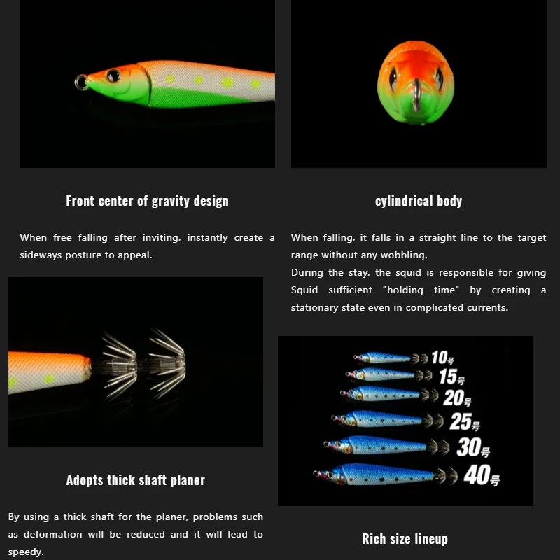 JACKALL GEKIDAKISUTTE señuelo de calamar de METAL, 10g, anzuelo de pulpo, juego de anzuelos de pesca - imagen 4