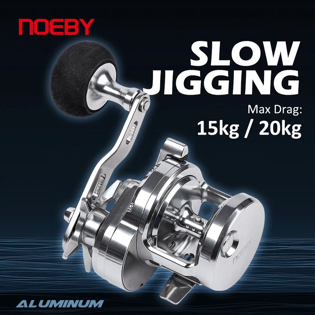 Carrete de pesca NOEBY para slow jigging con arrastre estrella - imagen 4